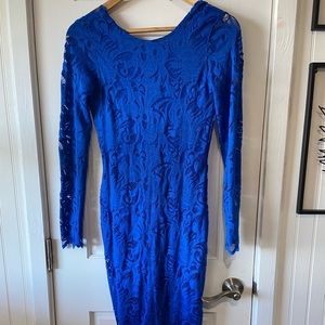 Blue lace H&M dress